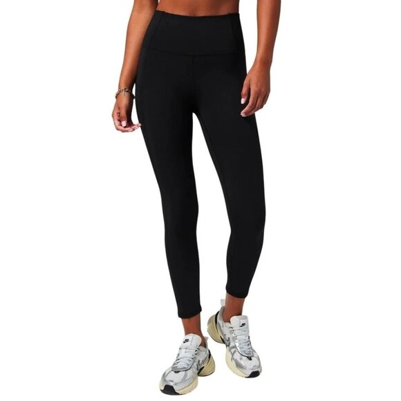 NEW Fabletics Women's XL Oasis PureLuxe Legging Pocket Black High Waist Snug Fit - Picture 1 of 11